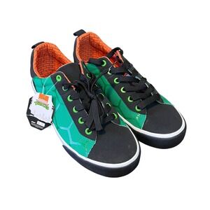Nickelodeon TMNT Sneakers Mens 10.5 Green Black Teenage Mutant Ninja Turtles NEW